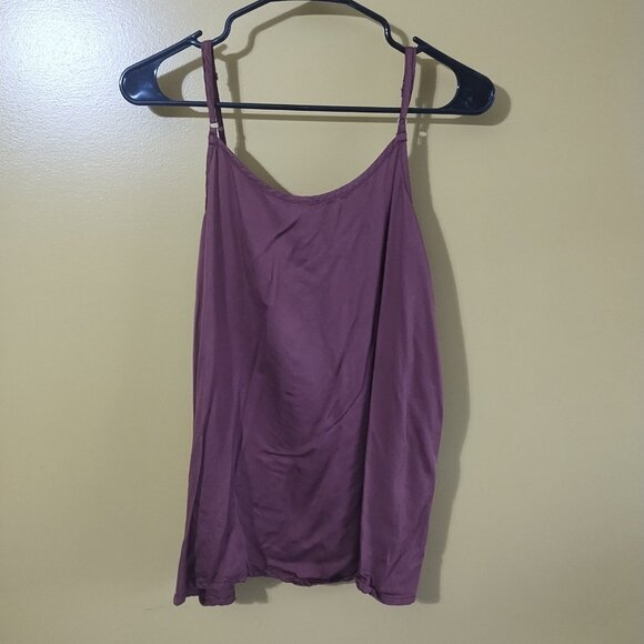 Anthropologie Strappy Brown Bead Embellished Cotton Blend Cami S Boho Y2K - Picture 3 of 5